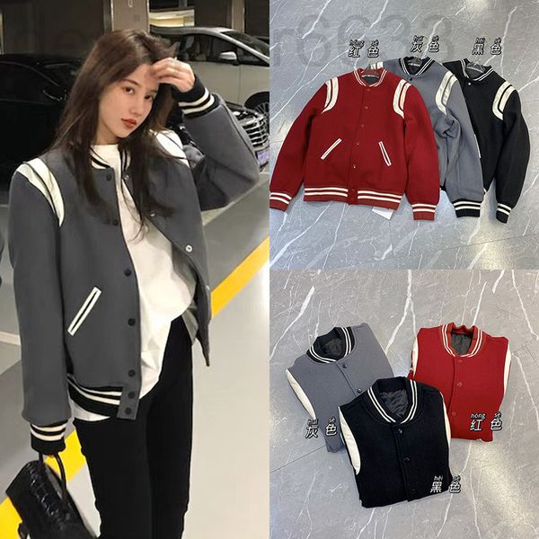 women's wool & blends designer xiaoxiangfeng fried street coat women's spring and autumn versatile wool bomber jacket thickened ca, Black
women's wool & blends designer xiaoxiangfeng fried street coat women's spring and autumn versatile wool bomber jacket thickened ca, Black