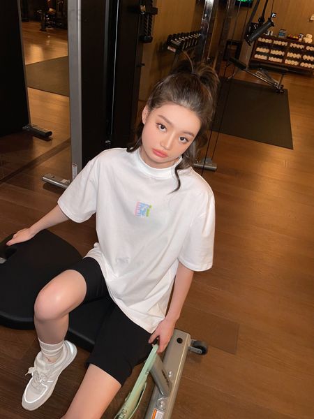 women's t-shirt designer aw king's spring and summer new foam letter round neck t-shirt women's korean version simple versati, White
women's t-shirt designer aw king's spring and summer new foam letter round neck t-shirt women's korean version simple versati, White