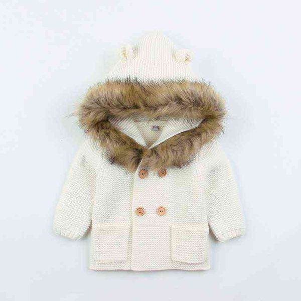 0-24m winter baby boys girls knitted vest jackets outfits warm autumn baby kids fur hooded sweaters long sleeve jacket j220718, Blue;gray
0-24m winter baby boys girls knitted vest jackets outfits warm autumn baby kids fur hooded sweaters long sleeve jacket j220718, Blue;gray