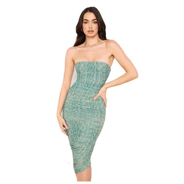 casual dresses fashion ins temperament printed strapless pleated slim dress elastic hip wrap skirt, Black;gray
casual dresses fashion ins temperament printed strapless pleated slim dress elastic hip wrap skirt, Black;gray