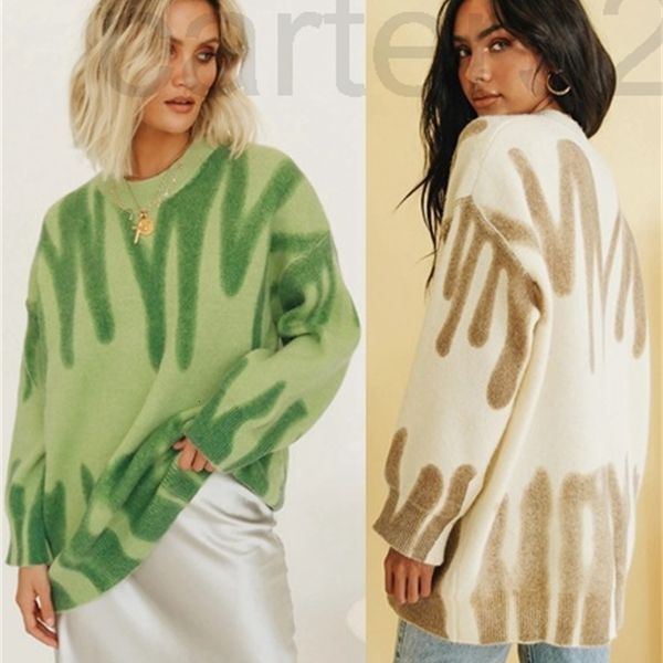 women's sweaters designer 2022 women's spring new tie dyed round neck long sleeve pullover sweater 3awn2022, White;black
women's sweaters designer 2022 women's spring new tie dyed round neck long sleeve pullover sweater 3awn2022, White;black