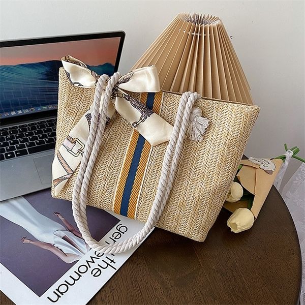 large capacity simple straw bag fashion woven womens tote shoulder bag trendy striped buckle handbags for women summer 220815
large capacity simple straw bag fashion woven womens tote shoulder bag trendy striped buckle handbags for women summer 220815