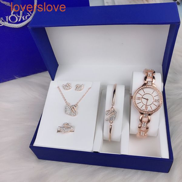sw classic rady quartz movement watch bracelet necklace earring ring 5 piece original gift box gift high-end custom inlaid diamonds bnhj, Slivery;brown
sw classic rady quartz movement watch bracelet necklace earring ring 5 piece original gift box gift high-end custom inlaid diamonds bnhj, Slivery;brown