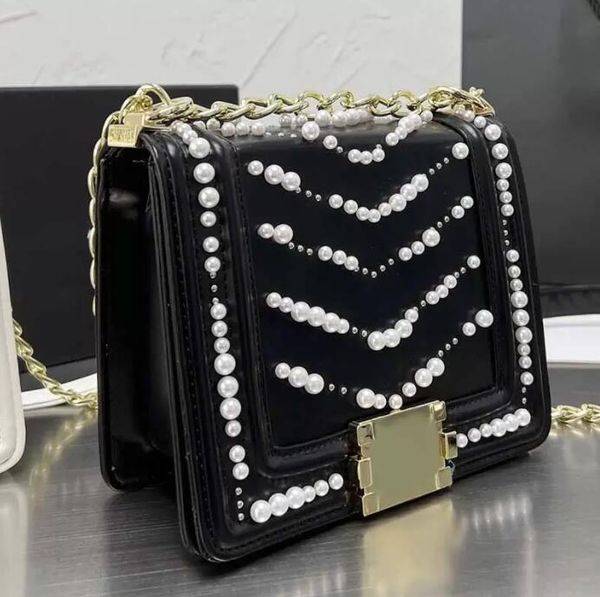 tz ladies mini flap bags solid color genuine leather designer bags luxury pearl decoration with diamonds totes handbags crossbody shoulder b
tz ladies mini flap bags solid color genuine leather designer bags luxury pearl decoration with diamonds totes handbags crossbody shoulder b