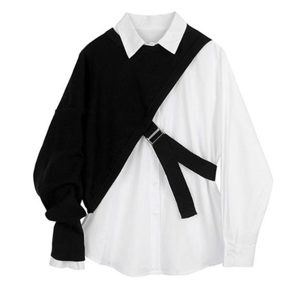 two pieces sets women blouses fashion sweaters with shirts women sets femme shirts 201201, White
two pieces sets women blouses fashion sweaters with shirts women sets femme shirts 201201, White