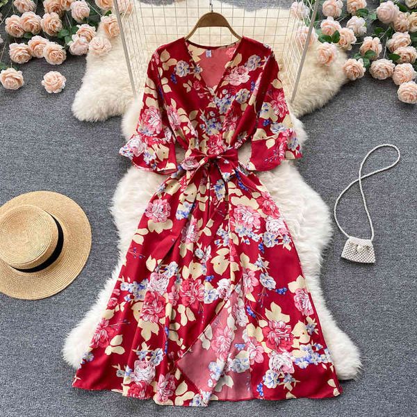 casual dresses summer high waist v-neck trumpet sleeve floral skirt female super fairy sweet first love with slim and a-shaped dress zhpt, Black;gray
casual dresses summer high waist v-neck trumpet sleeve floral skirt female super fairy sweet first love with slim and a-shaped dress zhpt, Black;gray