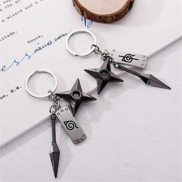 kunai shuriken konoha ninja keychain for car keys bag backpack anime trinkets keyring accessories women jewelry men gift 220623, Silver
kunai shuriken konoha ninja keychain for car keys bag backpack anime trinkets keyring accessories women jewelry men gift 220623, Silver