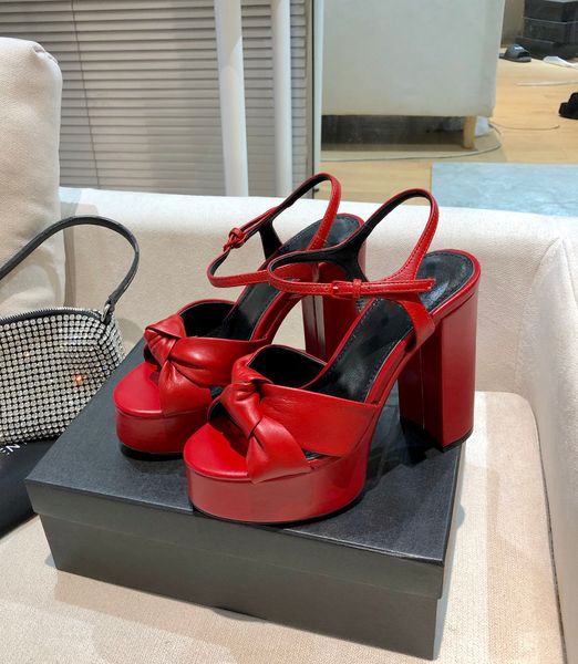 smooth leather sandals platform hate sky high bow heels designer women shoes classic design sandals, Black
smooth leather sandals platform hate sky high bow heels designer women shoes classic design sandals, Black