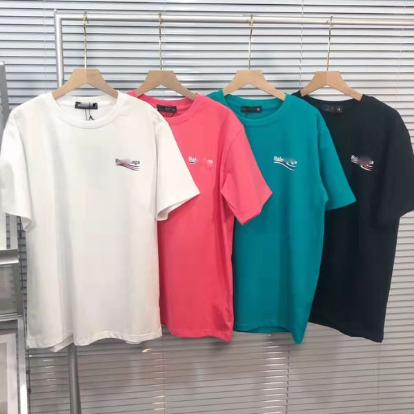 women's t-shirts letter printing designer t-shirt wave cola print round neck loose couple, White
women's t-shirts letter printing designer t-shirt wave cola print round neck loose couple, White