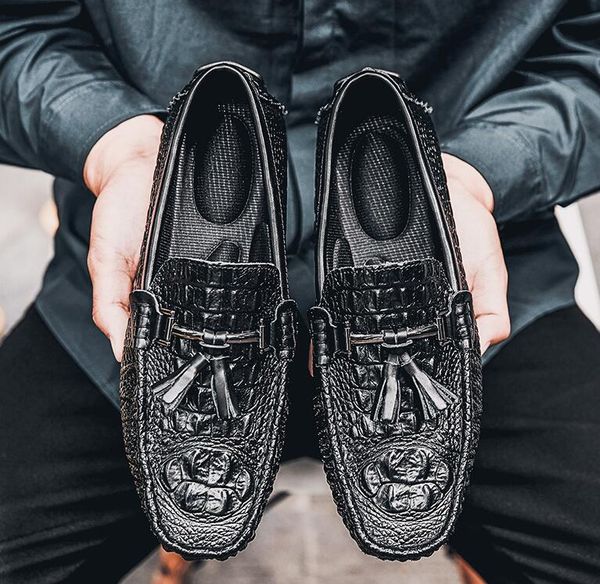 spring crocodile pattern mens luxurys designers loafers oxford derby shoes suede patent leather glitter dress wedding business size: eu39-44, Black
spring crocodile pattern mens luxurys designers loafers oxford derby shoes suede patent leather glitter dress wedding business size: eu39-44, Black