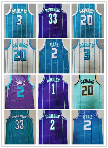 men basketball lamelo ball jersey 2 gordon hayward 20 terry rozier 3 larry johnson 2 muggsy bogues 1 alonzo mourning 33 vintage all stitched, Black;red
men basketball lamelo ball jersey 2 gordon hayward 20 terry rozier 3 larry johnson 2 muggsy bogues 1 alonzo mourning 33 vintage all stitched, Black;red
