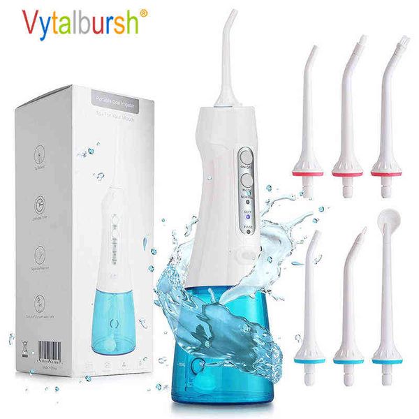 oral irrigator usb rechargeable water flosser jet 300ml tank travel portable dental proof teeth cleaner 220518
oral irrigator usb rechargeable water flosser jet 300ml tank travel portable dental proof teeth cleaner 220518