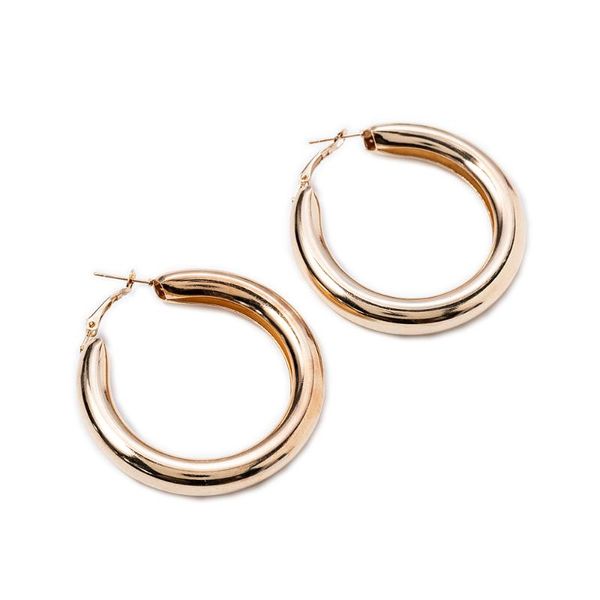 hoop & huggie street style classic ear buckle for women trendy gold color small large circle earrings punk hip hop jewelry accessories, Golden;silver
hoop & huggie street style classic ear buckle for women trendy gold color small large circle earrings punk hip hop jewelry accessories, Golden;silver