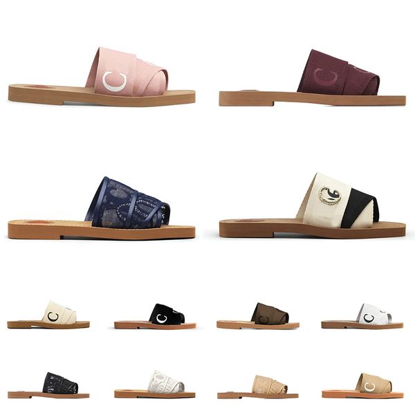 designers canvas slippers women woody mules flat sandals rubber slides white black pink sail burgundy lace lettering fabric womens summer ou
designers canvas slippers women woody mules flat sandals rubber slides white black pink sail burgundy lace lettering fabric womens summer ou