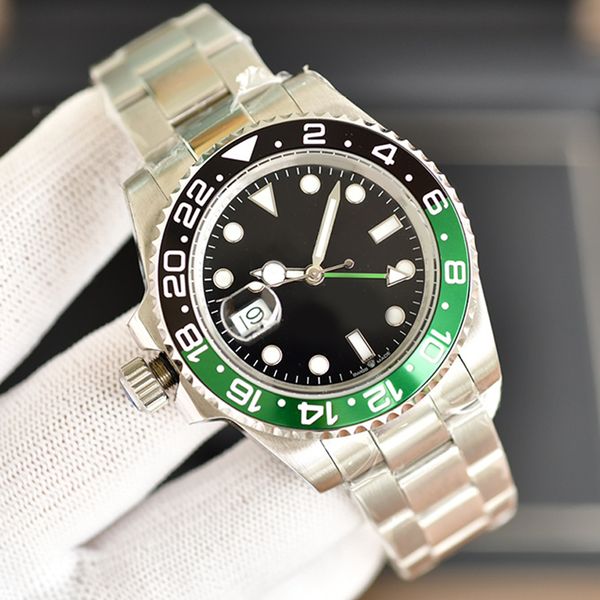 watches green ceramic dial 40mm automatic mechanical wristwatches 904l stainless steel st9 original folding buckle calendar designer, Silver
watches green ceramic dial 40mm automatic mechanical wristwatches 904l stainless steel st9 original folding buckle calendar designer, Silver