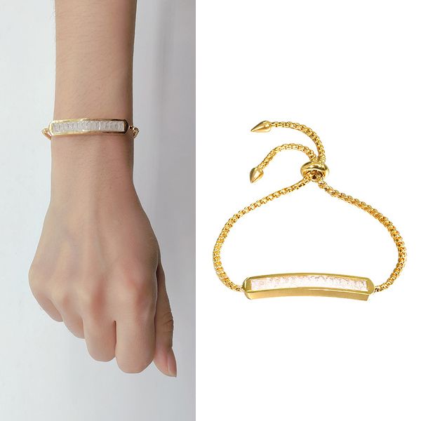 2022 women's wrist bracelets with white stone fashion bangles accessories on hand adjustable gifts african jewelry dubai christmas gift, Black
2022 women's wrist bracelets with white stone fashion bangles accessories on hand adjustable gifts african jewelry dubai christmas gift, Black