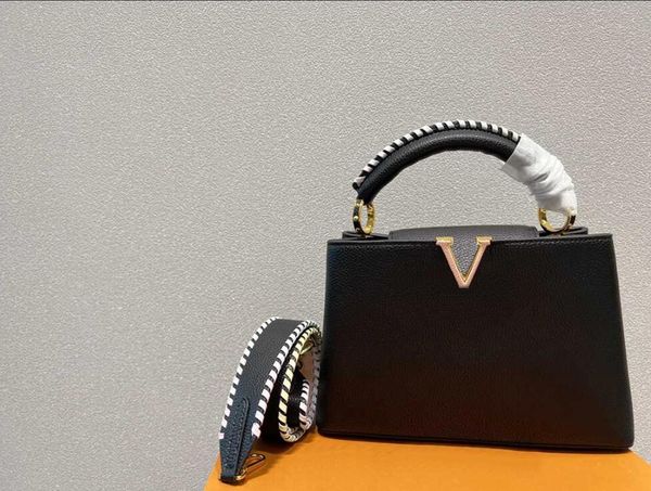 tz women tote bag luxury pure leather handbag designer brand rainbow handle capucines bb black large capacity first layer cowhide handbags f
tz women tote bag luxury pure leather handbag designer brand rainbow handle capucines bb black large capacity first layer cowhide handbags f