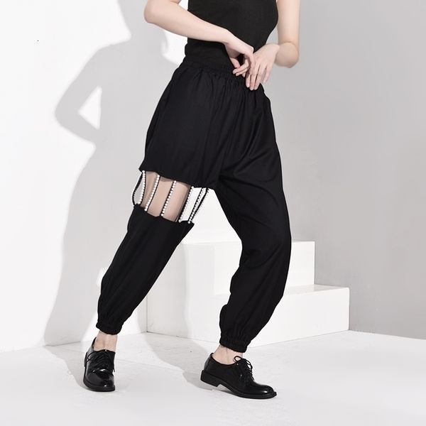 eam high elastic waist black pearled hollow out wide leg trousers loose fit pants women fashion spring autumn jy7750 y200418, Black;white
eam high elastic waist black pearled hollow out wide leg trousers loose fit pants women fashion spring autumn jy7750 y200418, Black;white