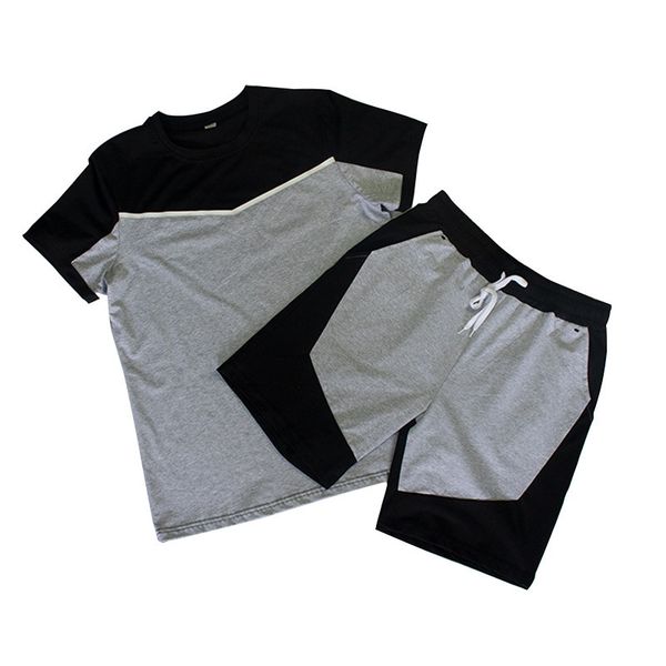 short sleeve shorts t-shirt tracksuits running fitness tide brand sports leisure cotton suit, Gray
short sleeve shorts t-shirt tracksuits running fitness tide brand sports leisure cotton suit, Gray