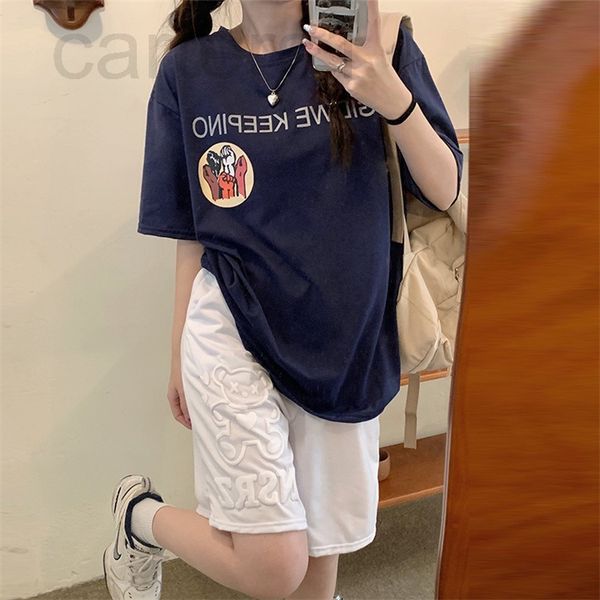 women's tracksuits designer casual sports suit women's 2022 summer new cartoon printed short sleeved t-shirt fashion loose shorts, Gray
women's tracksuits designer casual sports suit women's 2022 summer new cartoon printed short sleeved t-shirt fashion loose shorts, Gray