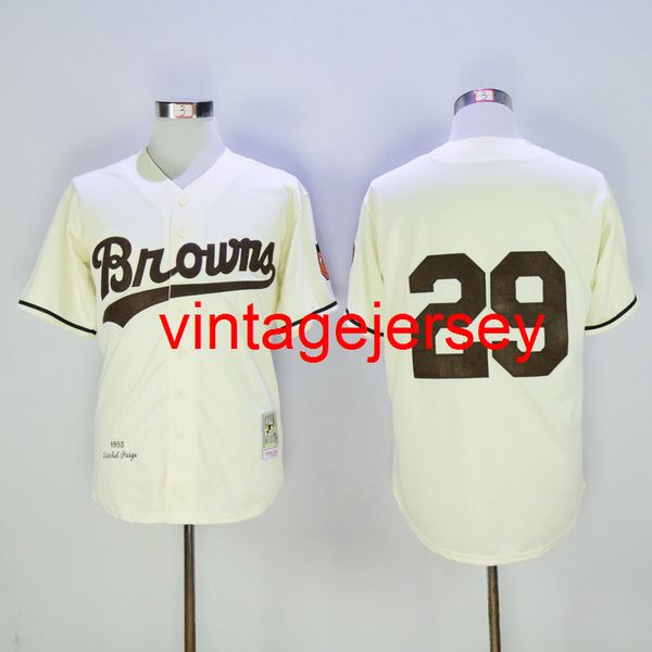 retired mens baseball jersey 1953 browns #29 satchel paige jersey cool base breathable pure cotton stitched white grey team away high, Black
retired mens baseball jersey 1953 browns #29 satchel paige jersey cool base breathable pure cotton stitched white grey team away high, Black