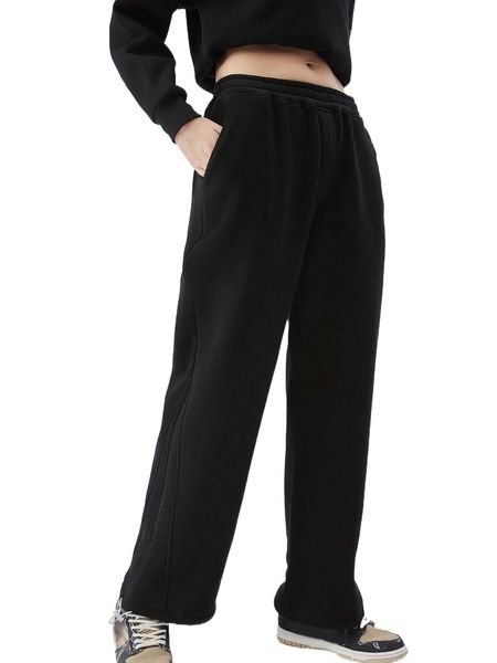 letter patched detail drawstring waist sweatpants i8yq#, Black;white 
letter patched detail drawstring waist sweatpants i8yq#, Black;white