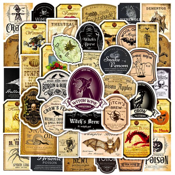 50pcs horror retro apothecary stickers potion label sticker pharmacist graffiti stickers for diy luggage lapskateboard motorcycle bicycle de
50pcs horror retro apothecary stickers potion label sticker pharmacist graffiti stickers for diy luggage lapskateboard motorcycle bicycle de