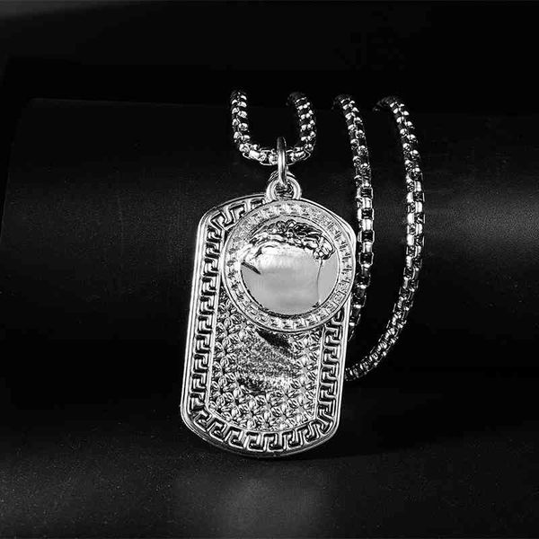 jewelry designer necklace trendsetter same titanium steel mens hip hop trendy medusa head pendant stainless steel medusa necklace, Silver
jewelry designer necklace trendsetter same titanium steel mens hip hop trendy medusa head pendant stainless steel medusa necklace, Silver