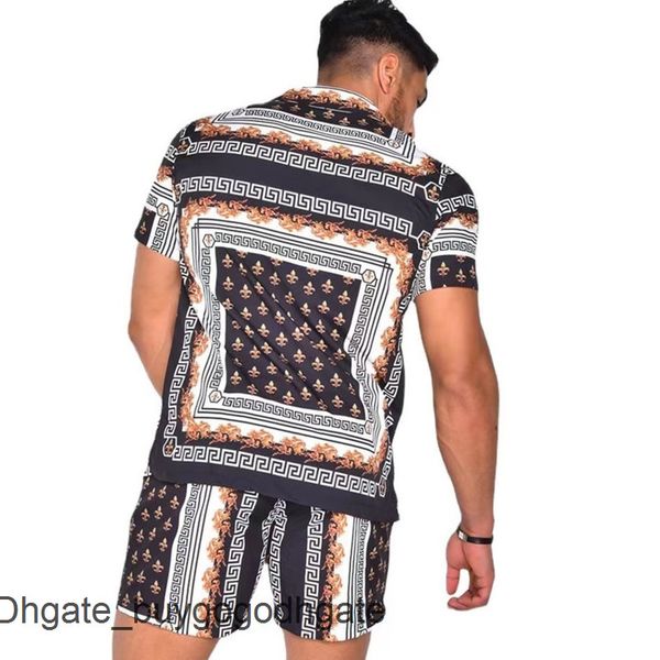 luxury men's casual shirts men tracksuits hawaiian sets printing summer short sleeve button shirt fashion beach shorts tees streetwear, White;black
luxury men's casual shirts men tracksuits hawaiian sets printing summer short sleeve button shirt fashion beach shorts tees streetwear, White;black