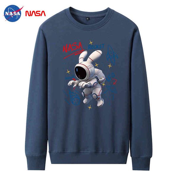 nasa's new 320 g large terry round neck sweater spring and autumn men's space rabbit, Black
nasa's new 320 g large terry round neck sweater spring and autumn men's space rabbit, Black
