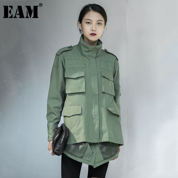 eam loose fit back irregular two ways wear big size jacket lapel long sleeve women coat fashion spring autumn 1da902 201029, Black;brown
eam loose fit back irregular two ways wear big size jacket lapel long sleeve women coat fashion spring autumn 1da902 201029, Black;brown