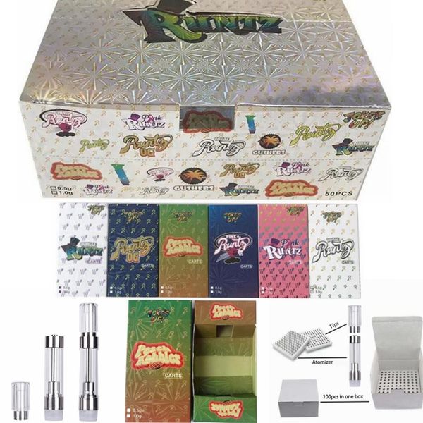 runtz vape cartridges with packaging boxes 0.8ml 1ml ceramic coil atomizers thick oil vaporizer dab pen vapes 510 thread exotic carts with p
runtz vape cartridges with packaging boxes 0.8ml 1ml ceramic coil atomizers thick oil vaporizer dab pen vapes 510 thread exotic carts with p