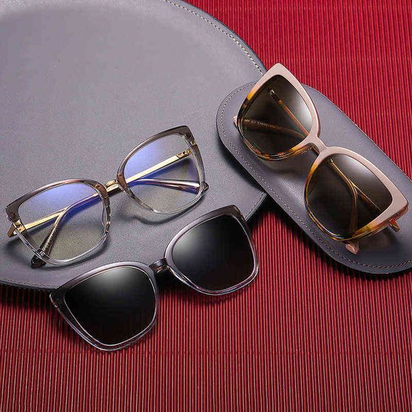 sunglasses new square 2 in 1 magnet sunglasse oversized anti-blue light spectacle frame fashion optical glasses polarized 220321, White;black
sunglasses new square 2 in 1 magnet sunglasse oversized anti-blue light spectacle frame fashion optical glasses polarized 220321, White;black