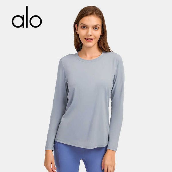 alo yoga women sports running slim long sleeve fitted fitness clothes girl new fashion exercise training t-shirts black white pink plus
alo yoga women sports running slim long sleeve fitted fitness clothes girl new fashion exercise training t-shirts black white pink plus