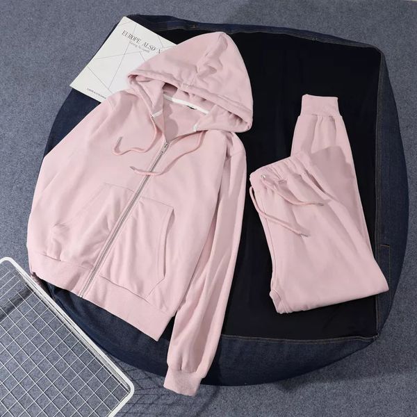 hoodies tracksuits solid casual sportswear sets loose sweatshirts pants suit for women zipper coats sweatpants outfits 2 pieces 220817, White
hoodies tracksuits solid casual sportswear sets loose sweatshirts pants suit for women zipper coats sweatpants outfits 2 pieces 220817, White