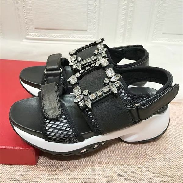 sandals net red with rv square buckle sandals beach shoes thick soled muffin shoes magic stickers net leisure nudv, Black
sandals net red with rv square buckle sandals beach shoes thick soled muffin shoes magic stickers net leisure nudv, Black