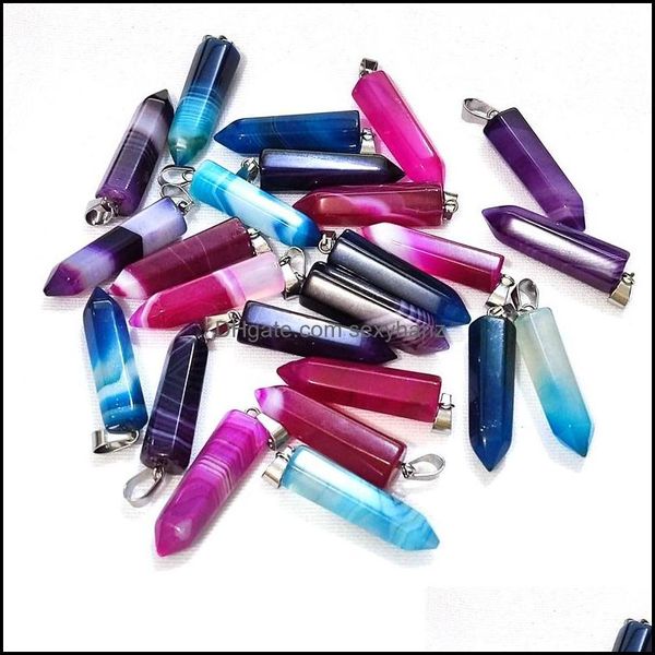 charms jewelry findings components natural stone striped agates hexagonal pillar pendants fashion healing crystal cha dhufd, Bronze;silver
charms jewelry findings components natural stone striped agates hexagonal pillar pendants fashion healing crystal cha dhufd, Bronze;silver