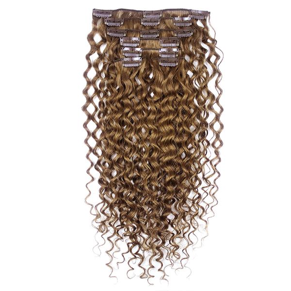 clip in human hair extensions #8 light brown #27 strawberry blonde real hair 14-24inch deep wave women double weft 120g/set 7pcs/lot and 16, Black;brown
clip in human hair extensions #8 light brown #27 strawberry blonde real hair 14-24inch deep wave women double weft 120g/set 7pcs/lot and 16, Black;brown