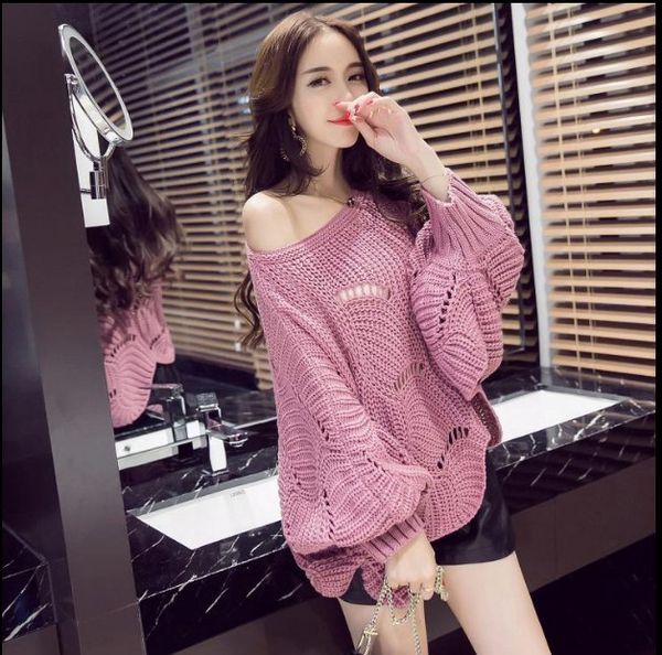 knits & tees eyelet detail women scallop trim lantern sleeve sweater slash neck autumn pullovers oversized loose aa, White
knits & tees eyelet detail women scallop trim lantern sleeve sweater slash neck autumn pullovers oversized loose aa, White