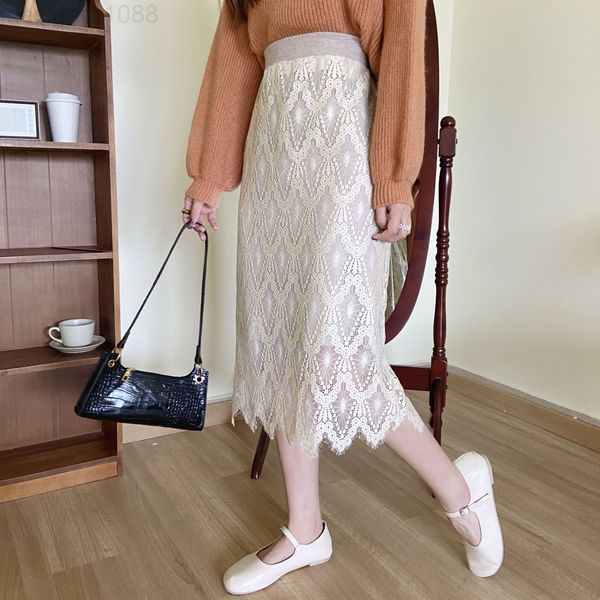 skirts designer autumn and winter lace half length skirt women's spring autumn clothes 2022 new fashion medium high waist thin a-shaped, Black
skirts designer autumn and winter lace half length skirt women's spring autumn clothes 2022 new fashion medium high waist thin a-shaped, Black