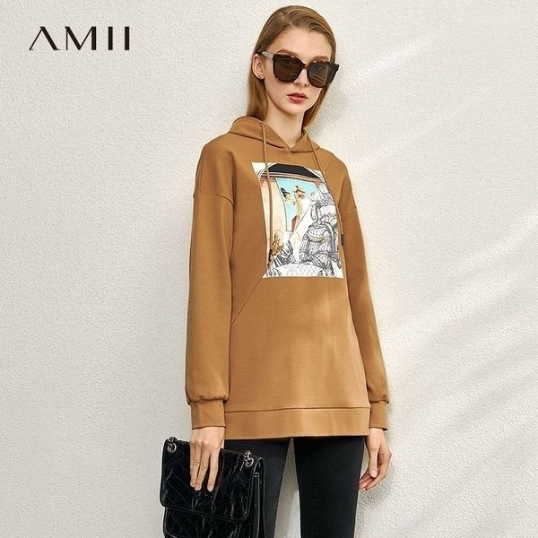 amii minimalist spring print sweatshirt women casual hooded round neck loose female pullover hoodies 12080015 y200610, Black
amii minimalist spring print sweatshirt women casual hooded round neck loose female pullover hoodies 12080015 y200610, Black
