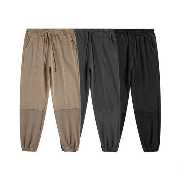 men's shorts autumn style high street ins washing water used raw edge reverse terry splicing leggings hip hop loose pants eio2, White;black
men's shorts autumn style high street ins washing water used raw edge reverse terry splicing leggings hip hop loose pants eio2, White;black
