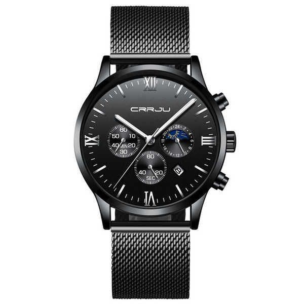 crrju fashion style men quartz watches simple fashion casual dress stainless steel watches 30m daily waterproof date relogio wristwatches, Slivery;brown
crrju fashion style men quartz watches simple fashion casual dress stainless steel watches 30m daily waterproof date relogio wristwatches, Slivery;brown