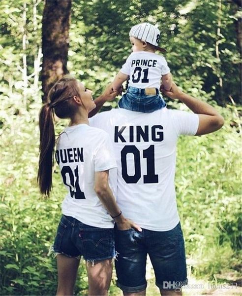 quality king and queen couple kids short sleeve shirts letter printing couple hiphop tshirt, White
quality king and queen couple kids short sleeve shirts letter printing couple hiphop tshirt, White