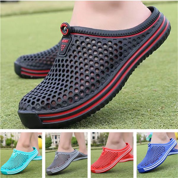 slides slippers cutout clogs shoes fashion men women garden convenience bathroom slippers non-slip beach sandals foam runners sandal 35-46, Black
slides slippers cutout clogs shoes fashion men women garden convenience bathroom slippers non-slip beach sandals foam runners sandal 35-46, Black