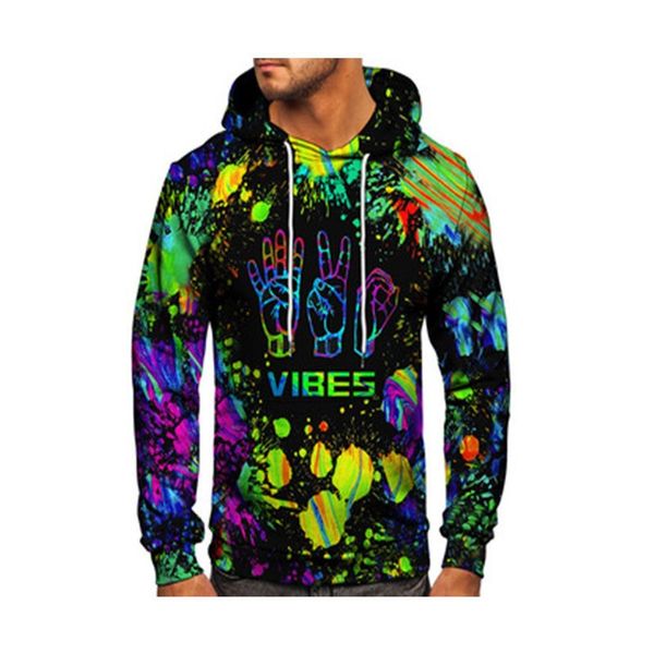men letter graphic hooded sweatshirt c4fv#, Black