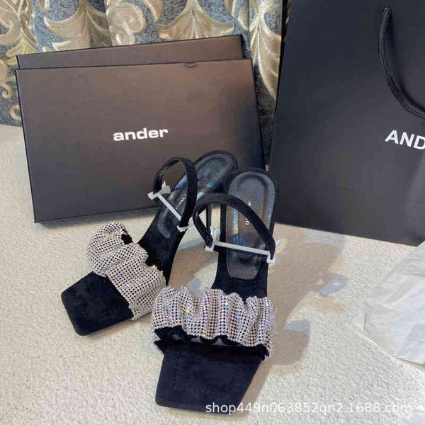 sandals dawang stiletto sandals spring and summer one line belt square head with skirt pleated belt women's shoes lz3v, Black
sandals dawang stiletto sandals spring and summer one line belt square head with skirt pleated belt women's shoes lz3v, Black