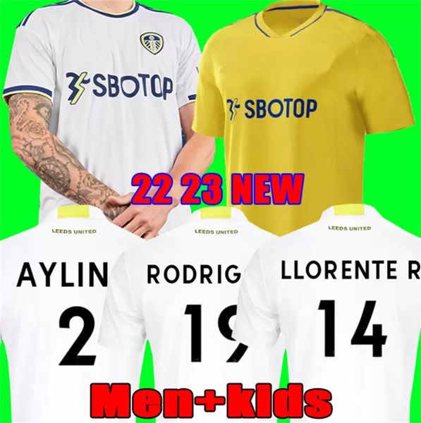 22 23 bamford home away soccer jerseys kits raphinha harrison blue shirt 2022 2023 leeds unitedes james meslier uniforms men kids football s, Black;yellow
22 23 bamford home away soccer jerseys kits raphinha harrison blue shirt 2022 2023 leeds unitedes james meslier uniforms men kids football s, Black;yellow