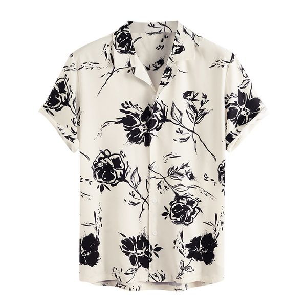 rose flower retro print men s shirts fashion casual printed short sleeve button flat collar shirt basic male 220606, White;black
rose flower retro print men s shirts fashion casual printed short sleeve button flat collar shirt basic male 220606, White;black