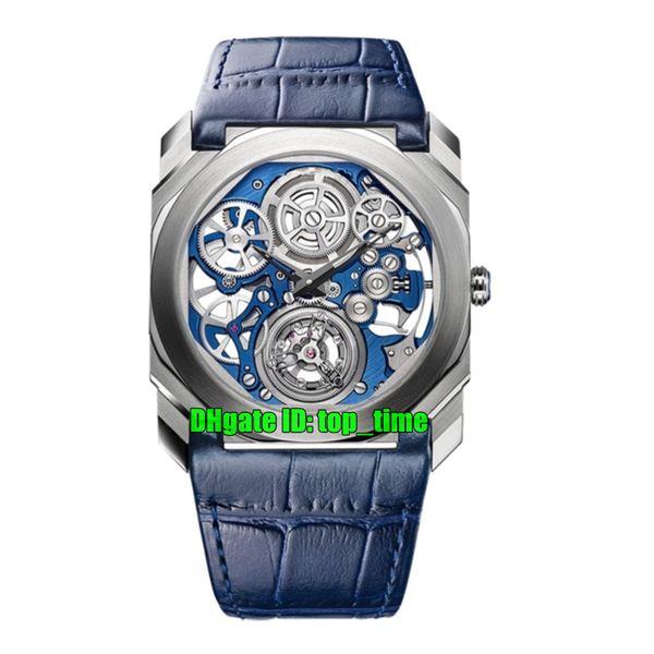 9 styles watches 103188 octo finisimmo tourbillon automatic mechanical mens watch blue skeleton dial leather strap gents wristwatches, Slivery;brown
9 styles watches 103188 octo finisimmo tourbillon automatic mechanical mens watch blue skeleton dial leather strap gents wristwatches, Slivery;brown